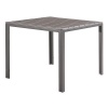 TAVOLO TENERIFE - QUADRATO - 78X78X74 CM. - GRIGIO - 2360/35 - VERDELOOK - CODICE 105620