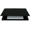 SOTTOMANO DOPPIO IN SIMILPELLE - 2190-N - NERO - 48X32 - CODICE 27232