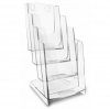 PORTADEPLIANT DA BANCO MODULARE - 4 TASCHE 1/3 A4 -11,5X26,5X18,4 CM. - 70A64 - ARDA - CODICE 72204