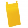 BUSTE IDENTIFICATIVE MAGNETICHE - A4 - C/FASCETTE AGGANCIO - VERTICALE - GIALLO - CONF. 50 PZ.- DURABLE - CODICE 90112