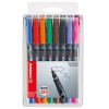 PENNARELLO STABILO - OHPEN 841/8 - BUSTA 8 COLORI - SUPERFINE - PUNTA 0,4 MM. - CODICE 27730