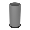 PORTAOMBRELLI STEEL - CON VASCHETTA INTERNA - DIAM. 24 / H. 49 CM. - 22 L - GRIGIO - ACCIAIO - STILCASA - CODICE 100471