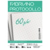 CARTA PROTOCOLLO A QUADRI MM. 5 - CONFEZIONE 200 FOGLI - GR. 60 - FABRIANO - CODICE 58728