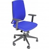 SEDIA  SEMIDIREZIONALE LR1SE - BLU - IGNIFUGA - CON RUORE E BRACCIOLI - CODICE 80077