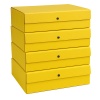 SCATOLA PORTAPROGETTI - DORSO 10 - GIALLO - STL5015