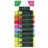 EVIDENZIATORE TEXLINER 48 - BUSTA CON 8 PEZZI ASSORTITI - FABER-CASTELL - 254848 - CODICE 105710