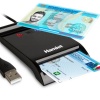 LETTORE DI SMART CARD E CIE 3.0 - A CONTATTO E CONTACLESS NFC - COMBO - HAMLET -HUSCR-NFC