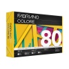 CARTA FOT.A4 - GR.80 - GIALLO - (COLORE FORTE) - CONFEZIONE 500 FOGLI - FABRIANO COLORE - 74621297 - CODICE 57167