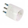 ADATTATORE SEMPLICE CON SPINA 2P+T 16A - 1 SCHUKO 16A - CODICE 62607